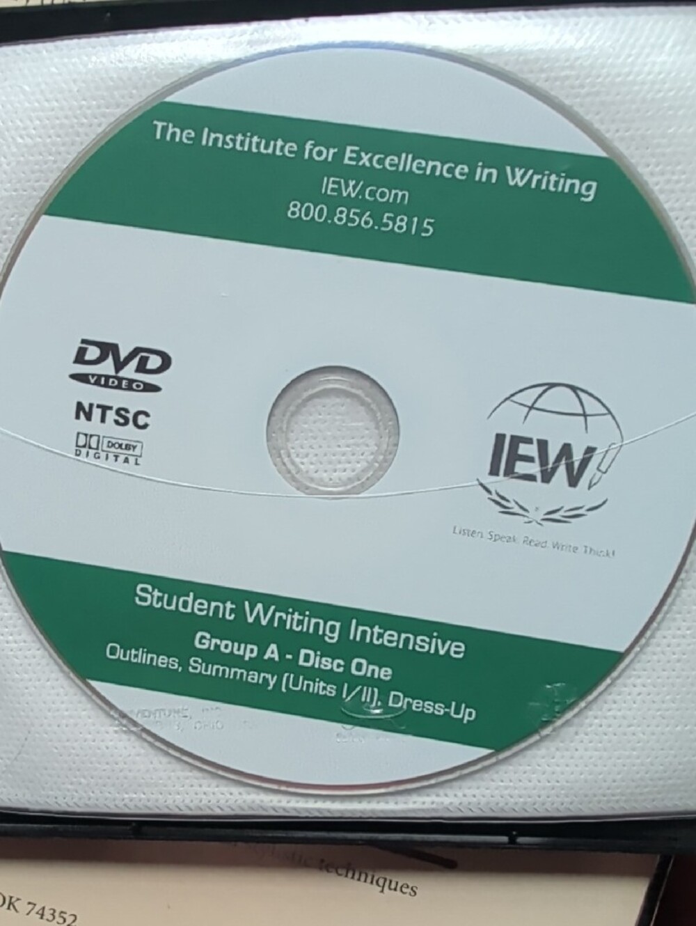 Student Writing Intensive Level A Set - IEW Institute For Excellence In Writing - Picture 8 of 11